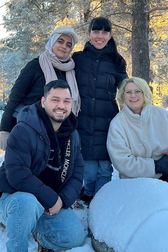 Vuxenstuderande som ingår i utbytesprojektet